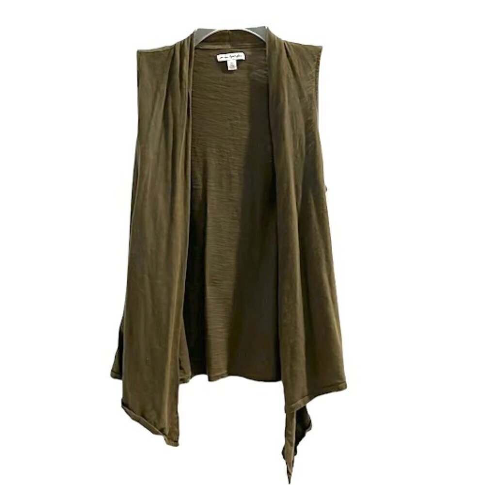 Green casual vest